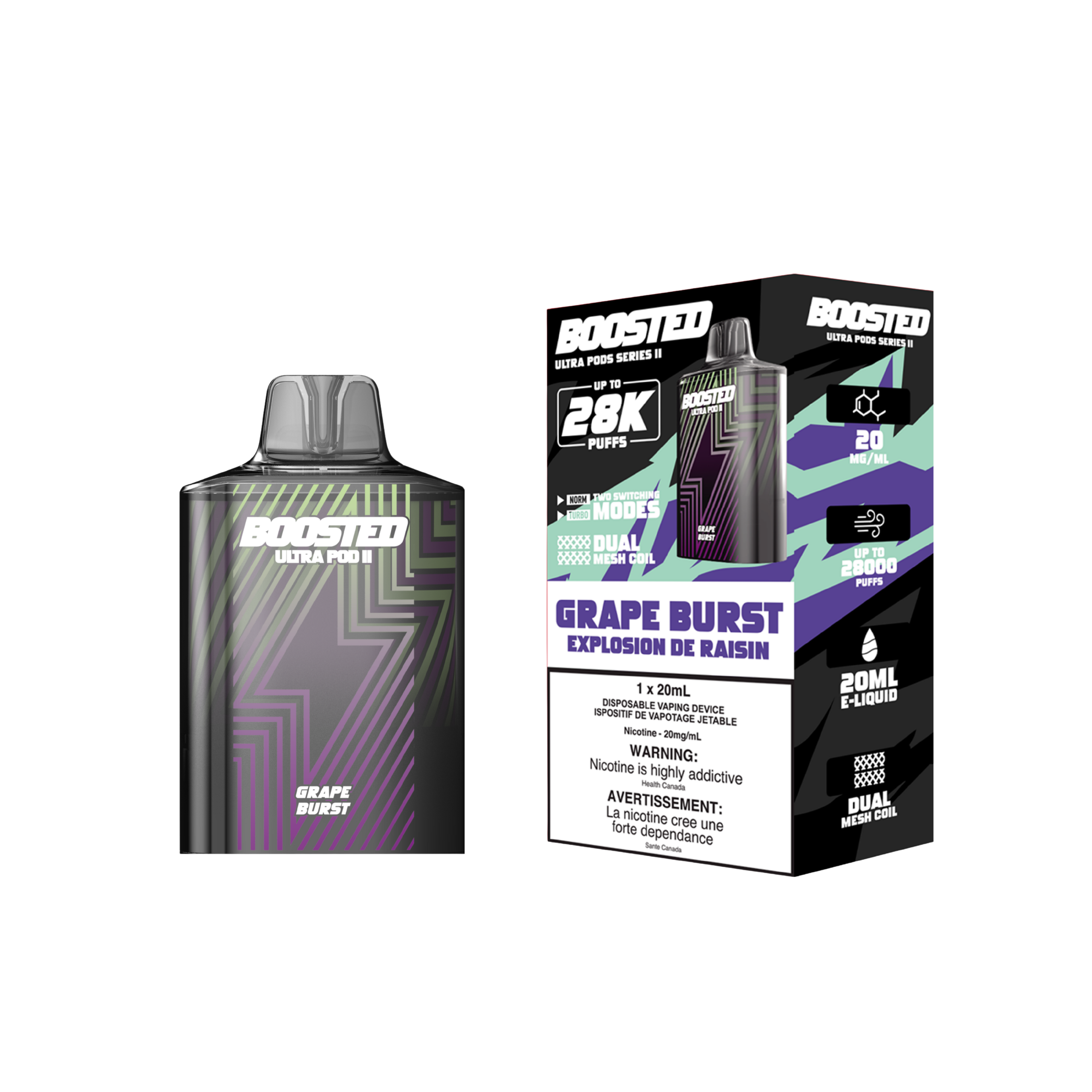 Boosted ULTRA SERIES II Pods | 28K -SALT- [Ontario]